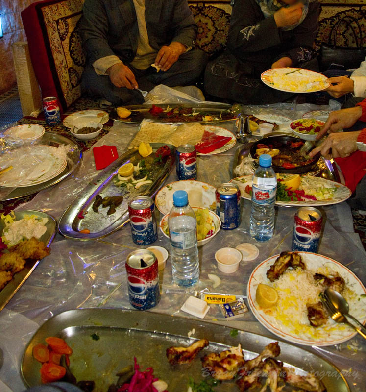 Dinner at tea house - Iran