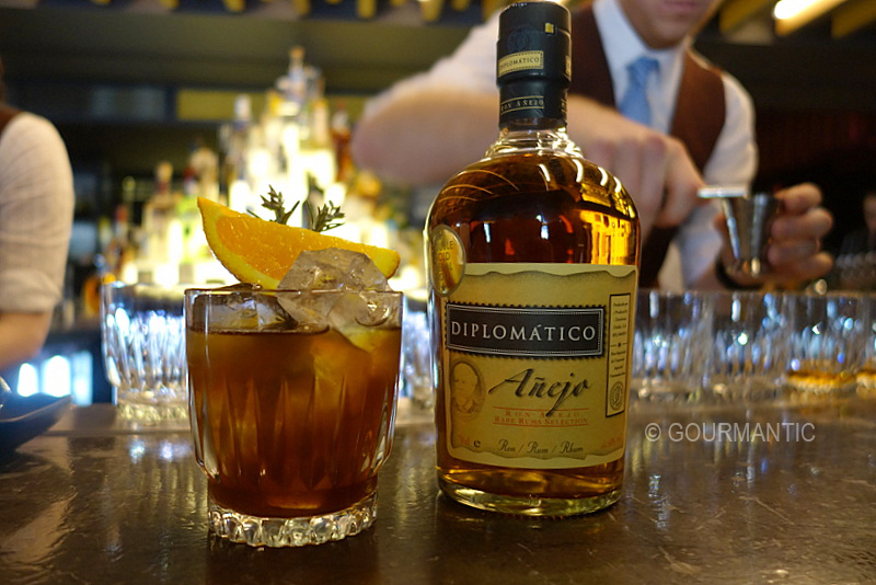 Diplomático Rum at Waterslide Bar
